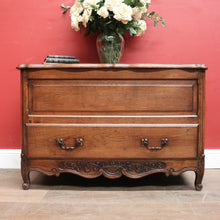 Load image into Gallery viewer, x SOLD Antique French Oak Single Drawer Blanket Box or Storage Chest with a Drawer. B12049