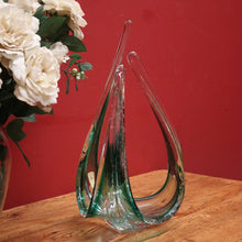 Load image into Gallery viewer, x SOLD Vintage Retro Murano-Style Art Glass Vase, Manufacture De Boussu, De Maitrise. B11641