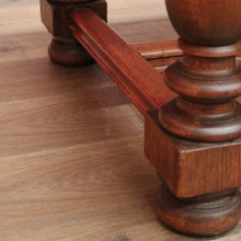 Load image into Gallery viewer, x SOLD Antique French Dining Table with Two Extension Leaves and Stretcher Base. B11818