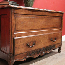 Load image into Gallery viewer, x SOLD Antique French Oak Single Drawer Blanket Box or Storage Chest with a Drawer. B12049