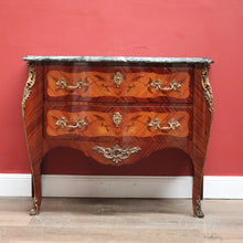 Load image into Gallery viewer, x SOLD Antique French Mahogany and Marble Top Chest of Drawers, Hall Cabinet, Chest. B11331