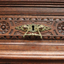 Load image into Gallery viewer, x SOLD Antique French Hall Cabinet or Drinks Cabinet, Cocktail Cupboard. Drawer and key. 11482
