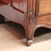 Load image into Gallery viewer, x SOLD Antique French Oak Single Drawer Blanket Box or Storage Chest with a Drawer. B12049