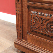 Load image into Gallery viewer, x SOLD Antique French Hall Cabinet or Drinks Cabinet, Cocktail Cupboard. Drawer and key. 11482
