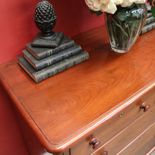 Load image into Gallery viewer, x SOLD Antique Australian Cedar Chest of Five Graduating Drawers, Hall or Entry Chest, Full Cedar. B11556