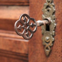 Load image into Gallery viewer, x SOLD Antique French Hall Cabinet or Drinks Cabinet, Cocktail Cupboard. Drawer and key. 11482
