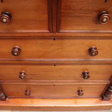 Load image into Gallery viewer, x SOLD Antique Australian Cedar Chest of Drawers, Full Cedar, Mother of Pearl to the Handles. B11907