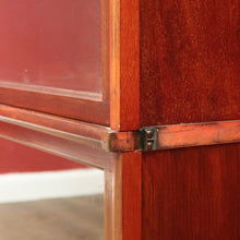 Load image into Gallery viewer, x SOLD Antique Solicitors Bookcase, Four Section Glass Door Bookcase Wernicke Barristers Bookcase. B11795