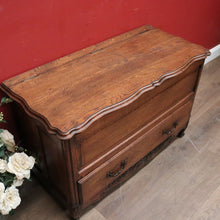 Load image into Gallery viewer, x SOLD Antique French Oak Single Drawer Blanket Box or Storage Chest with a Drawer. B12049