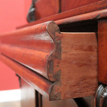 Load image into Gallery viewer, x SOLD Antique Australian Cedar Two-Height Bookcase or China Cabinet with Shield Doors. B11777