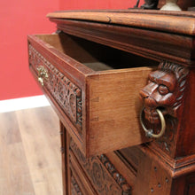 Load image into Gallery viewer, x SOLD Antique French Hall Cabinet or Drinks Cabinet, Cocktail Cupboard. Drawer and key. 11482