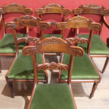 Load image into Gallery viewer, x SOLD Set of Six Dining or Kitchen Chairs including Two Carver or Armchairs B11516