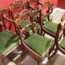 Load image into Gallery viewer, Set of Six Dining or Kitchen Chairs including Two Carver or Armchairs B11516
