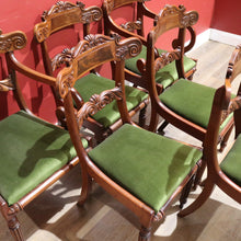 Load image into Gallery viewer, x SOLD Set of Six Dining or Kitchen Chairs including Two Carver or Armchairs B11516