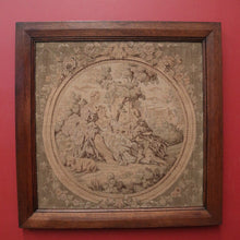 Load image into Gallery viewer, Antique French Aubusson Hand-made Tapestry in the Original Oak Frame. B11496