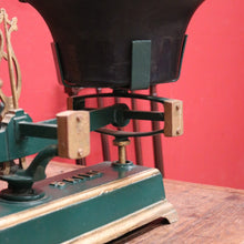 Load image into Gallery viewer, x SOLD French Force Cast Iron Market or Kitchen Scales with Brass Pans or Dishes, Decorative Display Piece. B11894