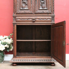 Load image into Gallery viewer, x SOLD Antique French Brittany Hall Cabinet, Drinks Cupboard, Pantry or Storage Chest B11504