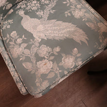 Load image into Gallery viewer, x SOLD Set of Six Vintage Dinning Chairs or Kitchen Chairs, High Back, Cushion Seat Comfort, Peacock Design. B11989