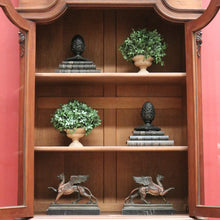 Load image into Gallery viewer, x SOLD Antique French Walnut China Cabinet or Bookcase with 3 Drawers to the Base. B11903