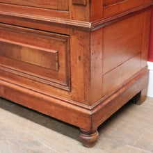 Load image into Gallery viewer, x SOLD Antique French Walnut Bookcase or Two-door China or Display Cabinet Cupboard. B11958