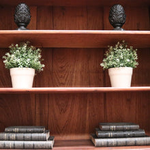 Load image into Gallery viewer, x SOLD Antique Australian Cedar Two-Height Bookcase or China Cabinet with Shield Doors. B11777