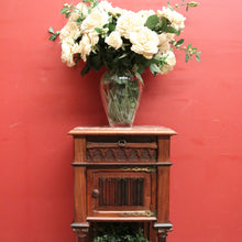 Load image into Gallery viewer, x SOLD Antique French rosewood and Marble Top Single Drawer Bedside Cabinet or Lamp Table B11996