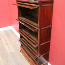 Load image into Gallery viewer, x SOLD Antique Solicitors Bookcase, Four Section Glass Door Bookcase Wernicke Barristers Bookcase. B11795