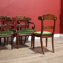 Load image into Gallery viewer, x SOLD Set of Six Dining or Kitchen Chairs including Two Carver or Armchairs B11516