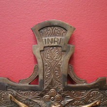 Load image into Gallery viewer, x SOLD Antique French Crucifix, Wall Hanging Christ on the Cross, Home Devotion Crucifix. B11607