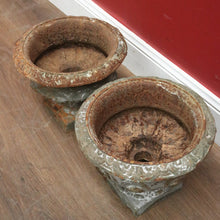 Load image into Gallery viewer, x SOLD A Pair of Antique French Cast Iron Staircase Base Jardinière Planters or Pot planters. B11862