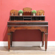 Load image into Gallery viewer, x SOLD Antique Australian Cedar Office Desk, Stationery Desk, Writing Slope Desk B11511