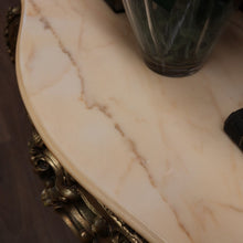 Load image into Gallery viewer, x SOLD Antique Italian Console Table, Hall Table. Gilt Timber and Gesso Table with Marble Top. B11386