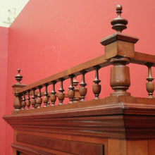 Load image into Gallery viewer, x SOLD Antique French Walnut Bookcase or Two-door China or Display Cabinet Cupboard. B11958