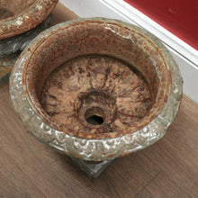 Load image into Gallery viewer, x SOLD A Pair of Antique French Cast Iron Staircase Base Jardinière Planters or Pot planters. B11862