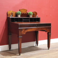 Load image into Gallery viewer, x SOLD Antique Australian Cedar Office Desk, Stationery Desk, Writing Slope Desk B11511