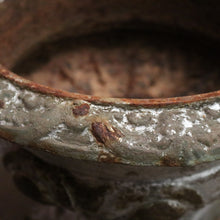 Load image into Gallery viewer, x SOLD A Pair of Antique French Cast Iron Staircase Base Jardinière Planters or Pot planters. B11862