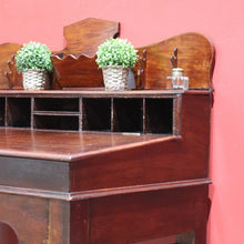 Load image into Gallery viewer, x SOLD Antique Australian Cedar Office Desk, Stationery Desk, Writing Slope Desk B11511
