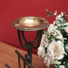 Load image into Gallery viewer, x SOLD Antique French Hand-Forged Magazine Rack with Ashtray, Magazine Holder. B11424
