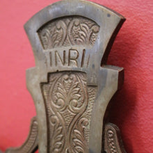 Load image into Gallery viewer, x SOLD Antique French Crucifix, Wall Hanging Christ on the Cross, Home Devotion Crucifix. B11607