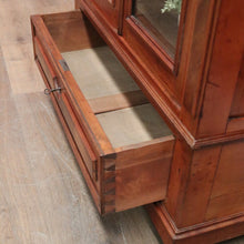 Load image into Gallery viewer, x SOLD Antique French Walnut Bookcase or Two-door China or Display Cabinet Cupboard. B11958