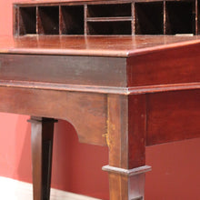 Load image into Gallery viewer, x SOLD Antique Australian Cedar Office Desk, Stationery Desk, Writing Slope Desk B11511