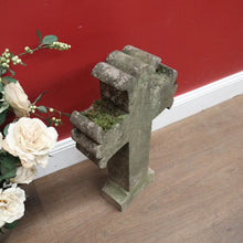Load image into Gallery viewer, x SOLD Antique French Bluestone Cross, Religious Ornament, Home Devotion Cross. B11859