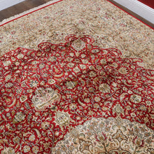 Load image into Gallery viewer, Large Handmade Hali Silk Kashan Rug by Hali Exclusive Handmade Rugs. B13131