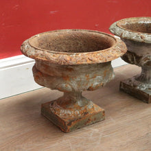 Load image into Gallery viewer, x SOLD A Pair of Antique French Cast Iron Staircase Base Jardinière Planters or Pot planters. B11862