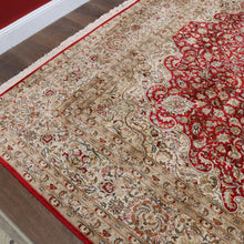 Load image into Gallery viewer, Large Handmade Hali Silk Kashan Rug by Hali Exclusive Handmade Rugs. B13131