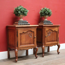 Load image into Gallery viewer, x SOLD Pair of Vintage French Bedside Cabinets, Lamp or Side Tables, a True Pair. B11799