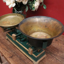 Load image into Gallery viewer, x SOLD French Force Cast Iron Market or Kitchen Scales with Brass Pans or Dishes, Decorative Display Piece. B11894