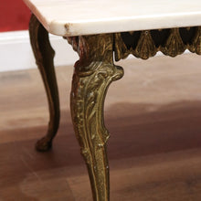 Load image into Gallery viewer, x SOLD 1960s Vintage Italian Marble and Brass Coffee Table, Rectangular in Shape. B11373