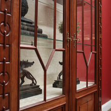 Load image into Gallery viewer, x SOLD Antique French Rosewood China Cabinet or Two door Bookcase, Glass Shelves B11530