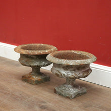 Load image into Gallery viewer, x SOLD A Pair of Antique French Cast Iron Staircase Base Jardinière Planters or Pot planters. B11862